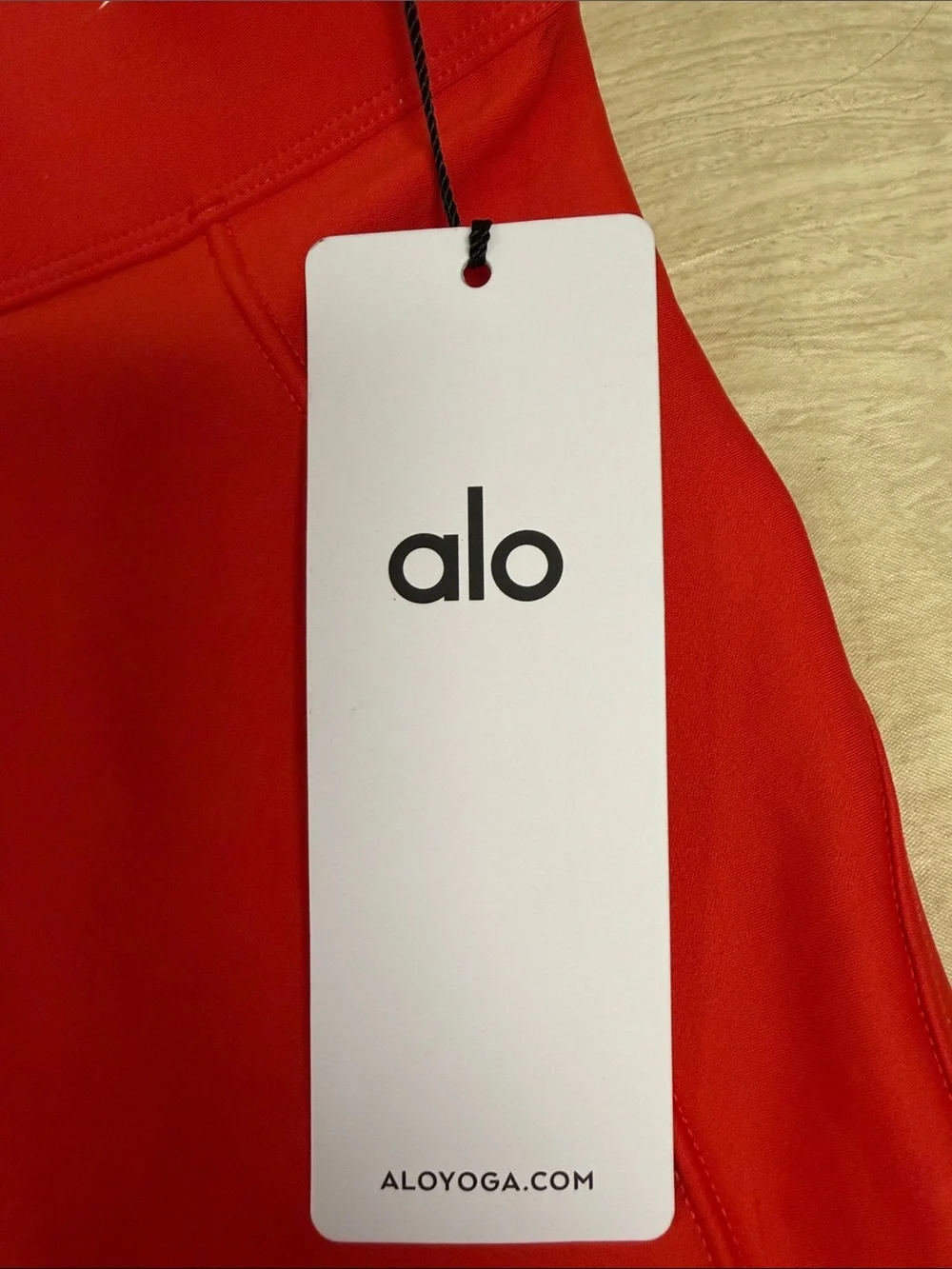 ALO AIRLIFT HIGH WAIST IGNITE 7/8 LEGGING BRIGHT RED - S